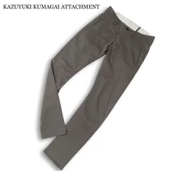 KAZUYUKI KUMAGAI ATTACHMENT カズユキクマガイ アタッチメント 通年★ ストレッチ スリム パンツ 日本製 Sz.3 メンズのサムネイル