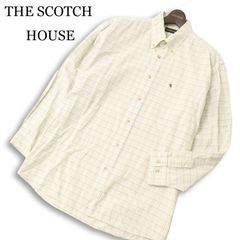 THE SCOTCH HOUSE 長袖シャツ チェック柄 Lサイズ - メルカリ