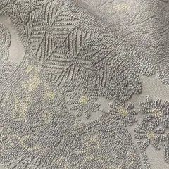 付下げ 中国三大刺繍 相良刺繍 上品な加工 一つ紋 正絹 着物 MK-7537