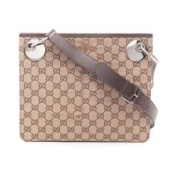 Gucci GGパターン ショルダーバッグ 肩掛け キャメル - メルカリ