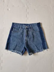 レディース デニムハーフパンツ Sサイズ (中古)