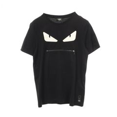 美品】FENDI フェンディ FFロゴ Tシャツ 黒 イタリア製 美品 - メルカリ
