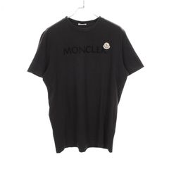 【人気モデル】モンクレール　Tシャツ　ブラック　Sサイズ　1T1110 人気モデル】モンクレール Tシャツ ブラック Sサイズ 1T1110 - メルカリ