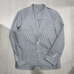 極美品/現行】レノマ×ゼニア リネン混サマージャケット ブルー