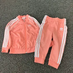 アディダス キッズ トラックジャージ スーパースター 85サイズ 上下セット ジャージ パンツ