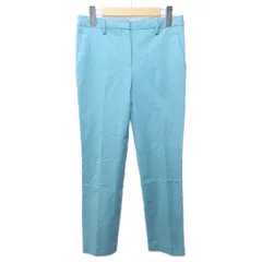 セオリー Theory 美品 TRECCA 4 J チノパンツ スラックス コットン ストレッチ センタープレス 0 約XS 青 ブルー 系 ■YHS11 0106