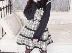 新品 NOEMIE ノエミー 姫袖 ティアード チェック セットアップ 地雷