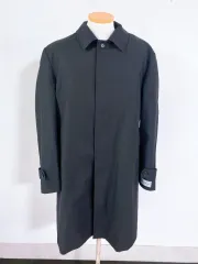 (正規品)BALMAIN バルマンシルクコレクションウールニットベスト含むウールコート(メンズ100)