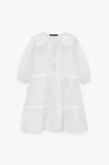 タグ付き新品 ZARA ザラ ポプリン ONE PIECE _XS