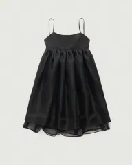 ザ・バーネット ONE PIECE Black Chloe Backless Mini Dressのサムネイル