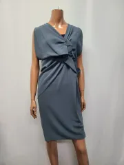 LANVIN COLLECTION ランバンコレクション シルク ONE PIECE ワンピ－ス 85