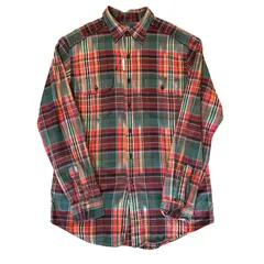 90s polo by Ralph Lauren check L/s shirt / 90年代 ポロバイラルフローレン チェック柄 長袖シャツ【F346】