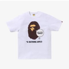 ape lisa Bape ホワイト ロゴ Tシャツ S ape lisa Bape ホワイト ロゴ Tシャツ S - メルカリ