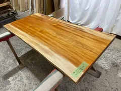 ケヤキ9552 欅　一枚板無垢 乾燥材　1500x700-730x45mm ローテーブル　センターテーブル　ダイニングテーブル　カウンターのサムネイル