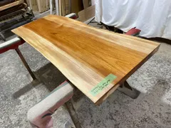 ケヤキ9553　欅　一枚板無垢 乾燥材　1560x590-670x50mm ローテーブル　センターテーブル　ダイニングテーブル　カウンターのサムネイル
