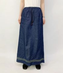 美品】PREMIUM ScoLar 変形デニムスカート 裾レース リボン M - メルカリ