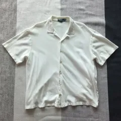 90s ポロ ラルフローレン オープンカラー コットン シャツ XXL