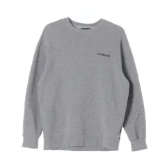 M マークゴンザレス ロゴ バックプリント グレー スウェットシャツ