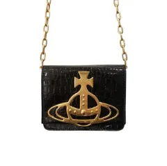 Vivienne Westwood ヴィヴィアン・ウエストウッド ORB ゴールド チェーンバッグ / ショルダーバッグ ミニバッグ クロスバッグ バッグ