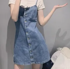 通販 在庫整理) 春に履くととてもかわいい デニムスカート 出品
