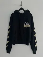 オフホワイト テープ フード付きTシャツのサムネイル