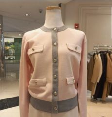 ANAYI】フェザーツイードニットコンビ カーディガン トップス - メルカリ