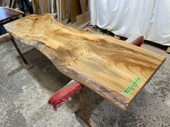 楠一枚板テーブル2150mm / 美しい木目とやさしい色味の存在感 - メルカリ