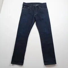 UNIQLO ユニクロ ジーンズ サイズ30 スリム インディゴデニム カジュアル メンズ デニムパンツ A5381