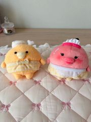 ぶらさげぬいぐるみ（チキップダンサーズ×ドムドムハンバーガー）　2つ チキップダンサーズ ドムドムバーガー ぶらさげぬいぐるみ＆ぬいぐるみ