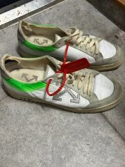 OFF WHITE レザースニーカー 44 美中古 - メルカリ