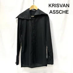 クリスヴァンアッシュ ハイネック長袖シャツ black cotton100% シェルボタン メンズ - ISItems【USED】【古着】【中古】50158259のサムネイル