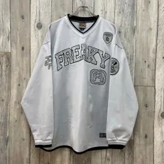 FREAKY フリーキー 両面 ワッペン Vネック ゲームシャツ ユニフォーム ホッケー シャツ 速乾 ロンT 長袖 Tシャツ メンズ XL サイズのサムネイル