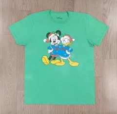 ミッキーマウス ドナルドダック 半袖 Tシャツ L