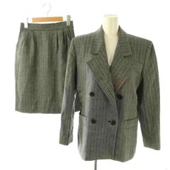 極希少 美品 カシミヤ混 イヴサンローラン リヴゴーシュ セットアップ