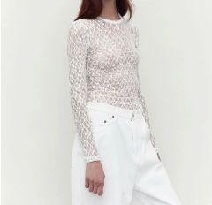 yo biotop lace long sleeve top - メルカリ
