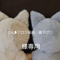 りん‪‪‪❥プロフ必読┆値下げ◎様オーダーぬい服