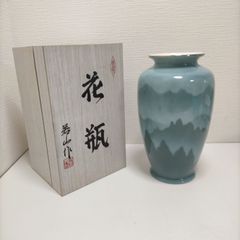 ⭐ 七宝焼 花瓶 翡翠色 箱付き 未使用品！ - メルカリ