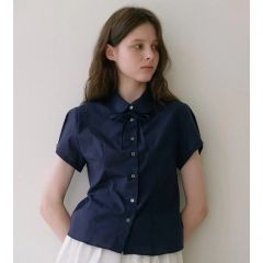 COYSEIO 水色 半袖ボタンシャツ NANA SKYBULE SHIRT - メルカリ