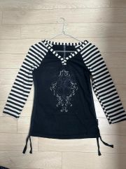 PUTUMAYO バタフライガールプリント Tシャツ ブラック レア品y2k