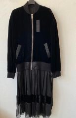 美品 希少】Vlas Blomme ワンピース バック刺繍 コルトレイクリネン