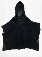 COMME des GARCONS オム PLUS メッシュ ポンチョ フーディーのサムネイル