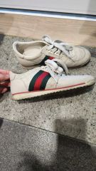 破格 GUCCI スニーカー ジャーマントレーナー シェリーライン - メルカリ