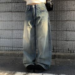 SUPER SUN デニムバギーパンツ ZeePruk ZeeNuNew SUPER SUN デニムバギーパンツ ZeeNuNew - メルカリ