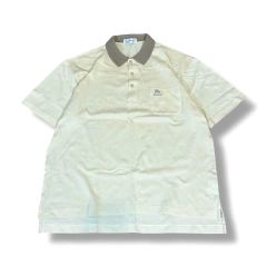 タグ付 希少美品 90s Burberrys シャドーホース ポロシャツ 白 L