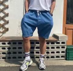 00s gimmick cargo baggy denim shorts - メルカリ