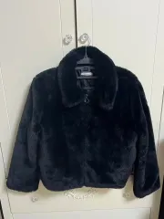 ブラック ファー ジャケット
