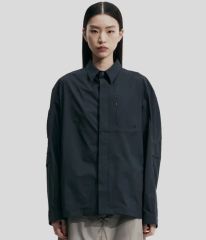 NVRFRGT Fly Front Panelled Utility Shirt | Mercari