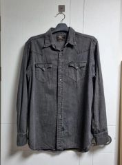 RRL 三つ星タグ 薄手 ウェスタンデニムシャツ Sサイズ - メルカリ