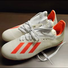 アディダス エックス 19.2 HG/AG シルバー×レッド - メルカリ