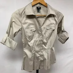 H&M レディース 半袖 シャツ ブラウス